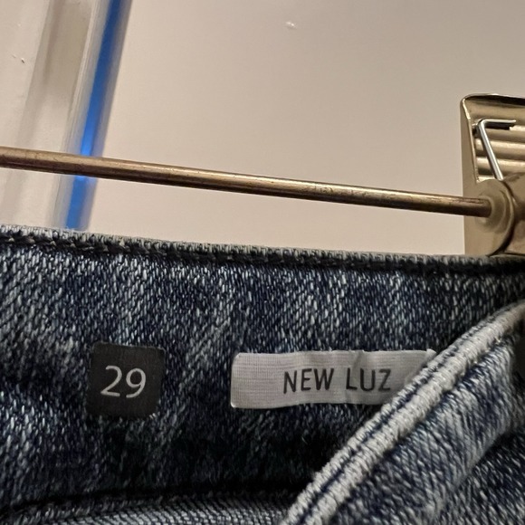 Replay New Luz Jeans Size 29 Flower Patch Skinny Light Wash - Picture 7 of 7